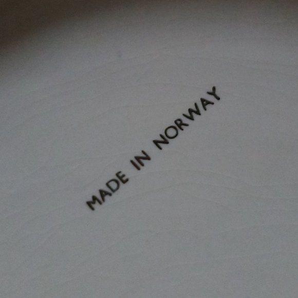 Vintage MCM Norsk Flint Egersund Norway United Nations Commemorative Plate Flags - Picture 3 of 9